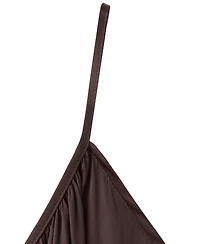 Mango Women's Ruched Asymmetrical Pleated Dress