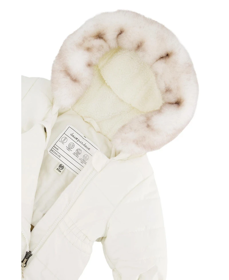Deux par Baby Unisex One Piece Snowsuit for Car Seats