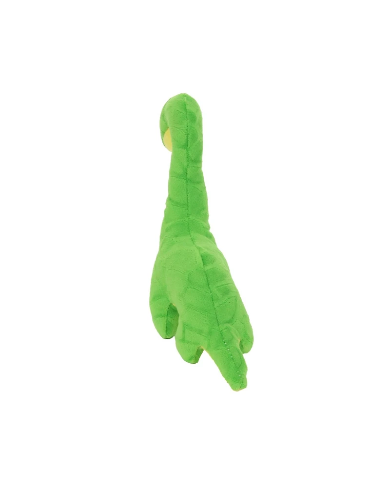 Mighty Jr Dinosaur Brachiosaurus 2 Pack, Durable Plush Squeaky Dog Toy
