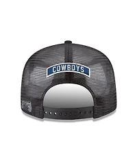 New Era Men's Black Dallas Cowboys Core Team 9FIFTY Trucker Snapback Hat