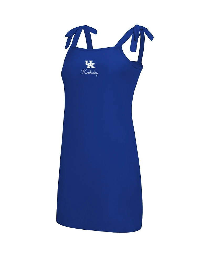 Concepts Sport Women's Royal Kentucky Wildcats Tie-Shoulder Nightdress