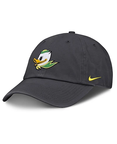 Nike Men's Anthracite Oregon Ducks Club Dri-fit Adjustable Hat