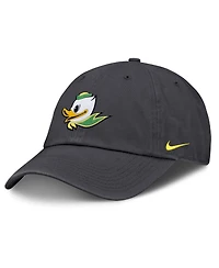 Nike Men's Anthracite Oregon Ducks Club Dri-fit Adjustable Hat