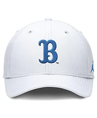 Jordan Men's White Ucla Bruins Rise Swoosh Dri-fit Flex Hat