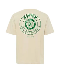 Sportiqe Men's and Women's Cream Boston Celtics Duke Premium T-Shirt
