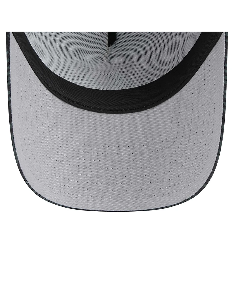 New Era Men's Black Athletics 9FORTY A-Frame Trucker Adjustable Hat