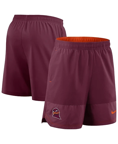 Nike Men's Garnet Virginia Tech Hokies Woven Dri-fit Shorts