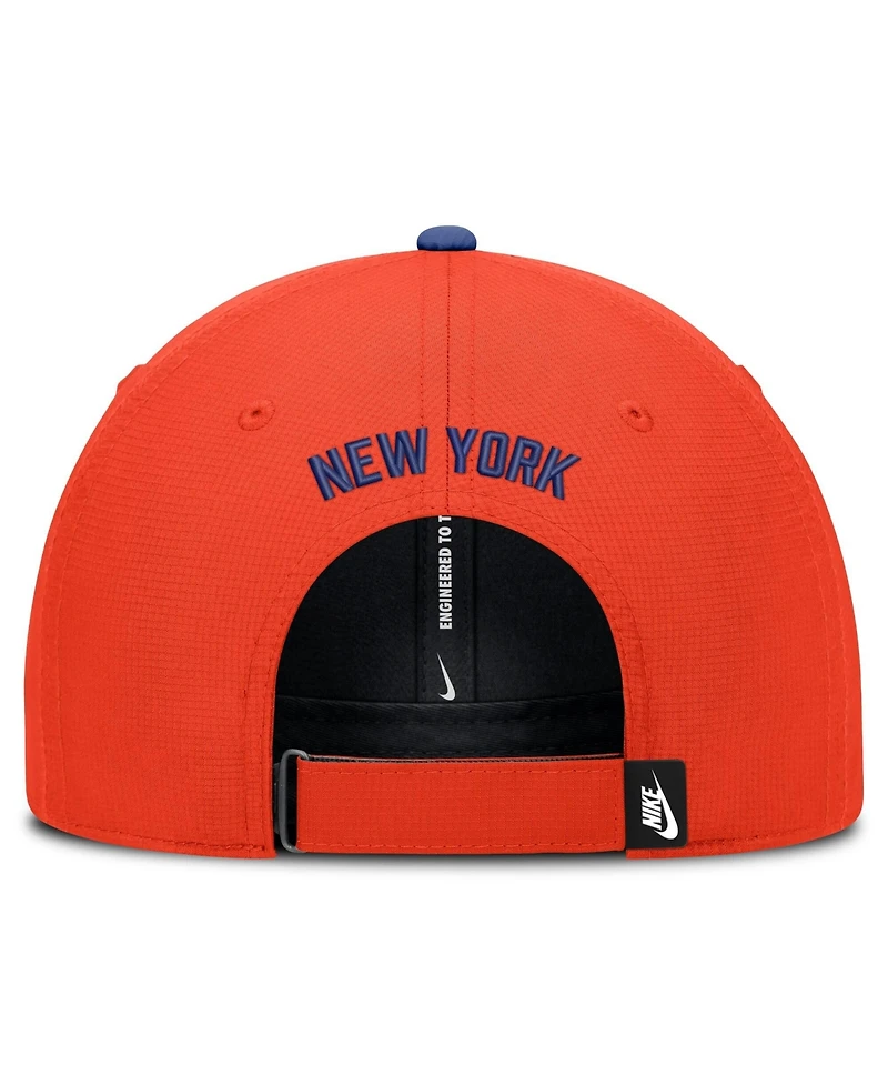 Nike Men's Orange New York Mets Cooperstown Club Dri-fit Adjustable Hat