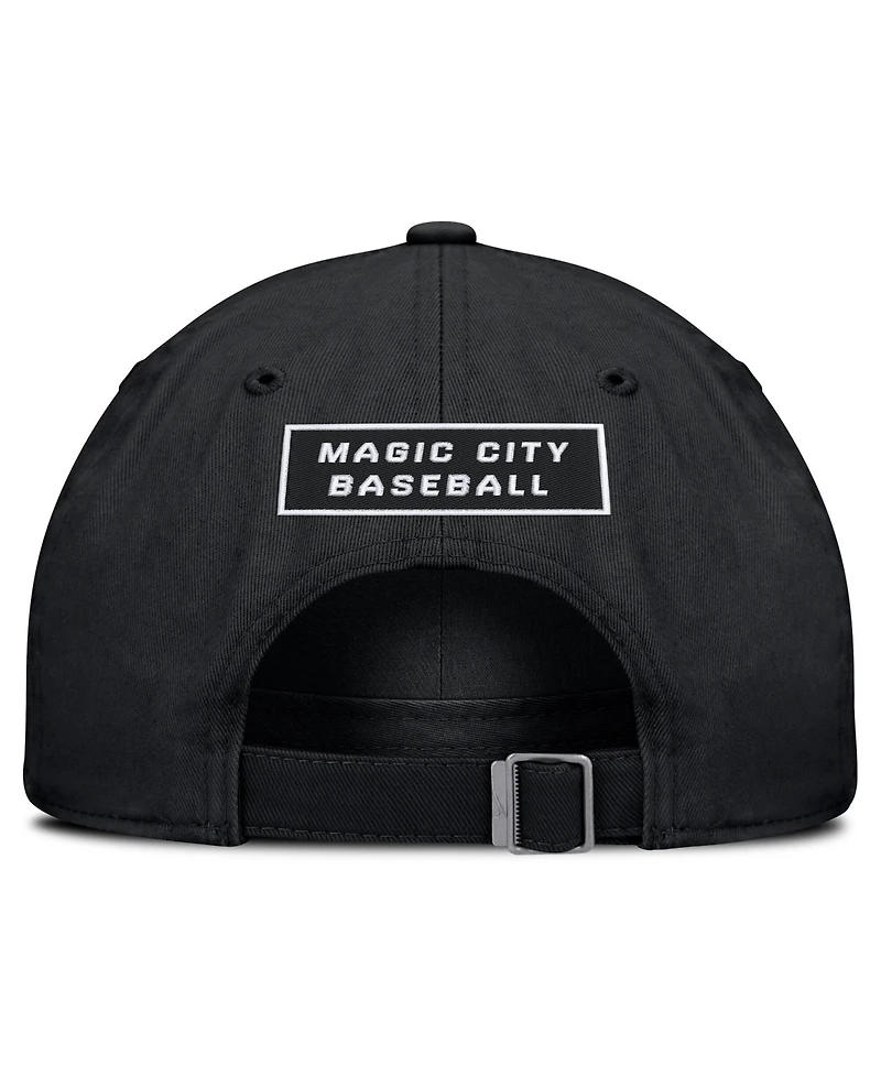 Nike Men's Black Miami Marlins Primetime Club Adjustable Hat