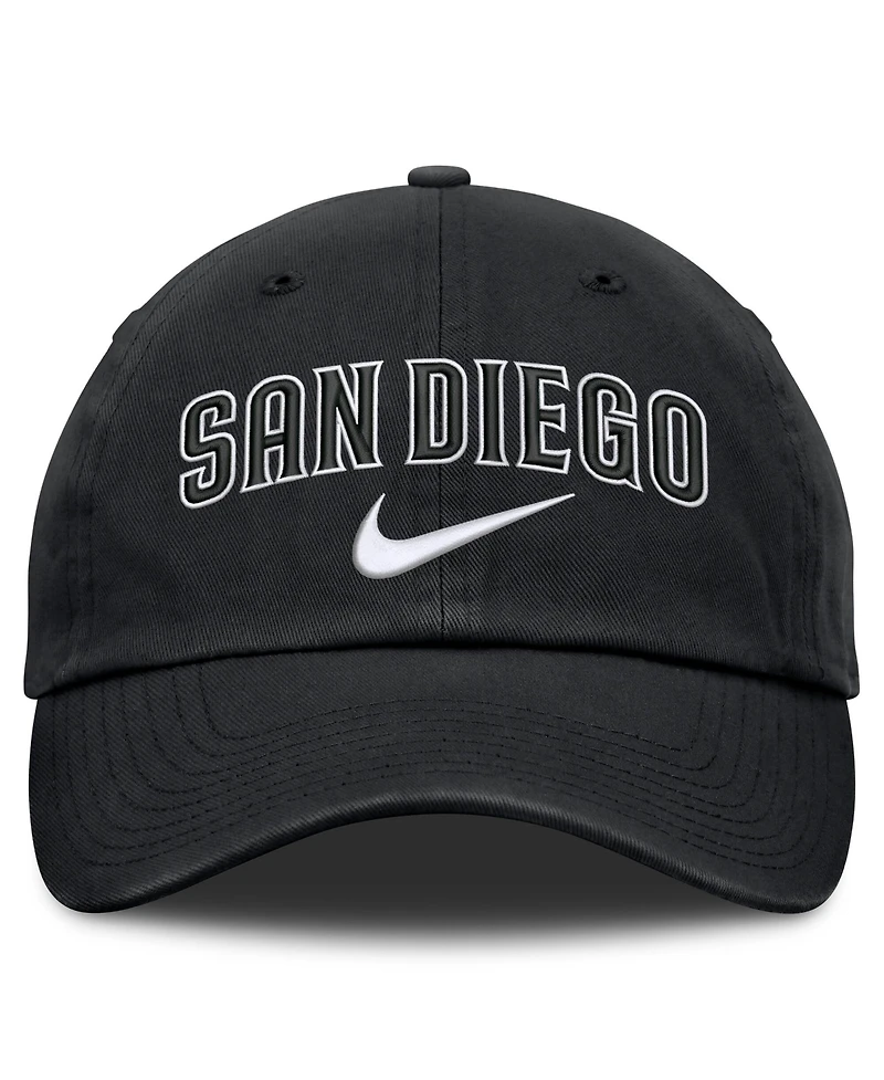 Nike Men's Black San Diego Padres Primetime Club Adjustable Hat