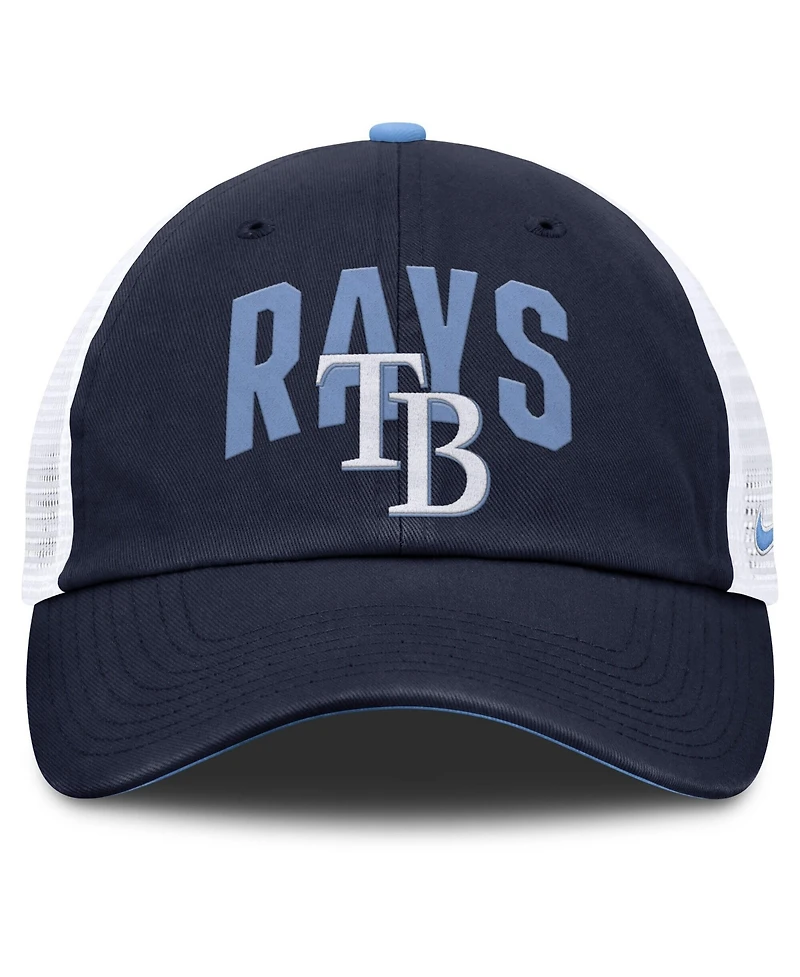 Nike Men's Navy Tampa Bay Rays Primetime Club Adjustable Trucker Hat