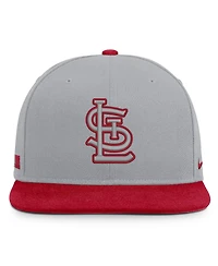 Nike Men's Gray/Red St. Louis Cardinals Primetime Pro Dri-fit Snapback Hat