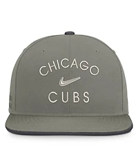 Nike Men's Olive Chicago Cubs Pro Dri-fit Snapback Hat