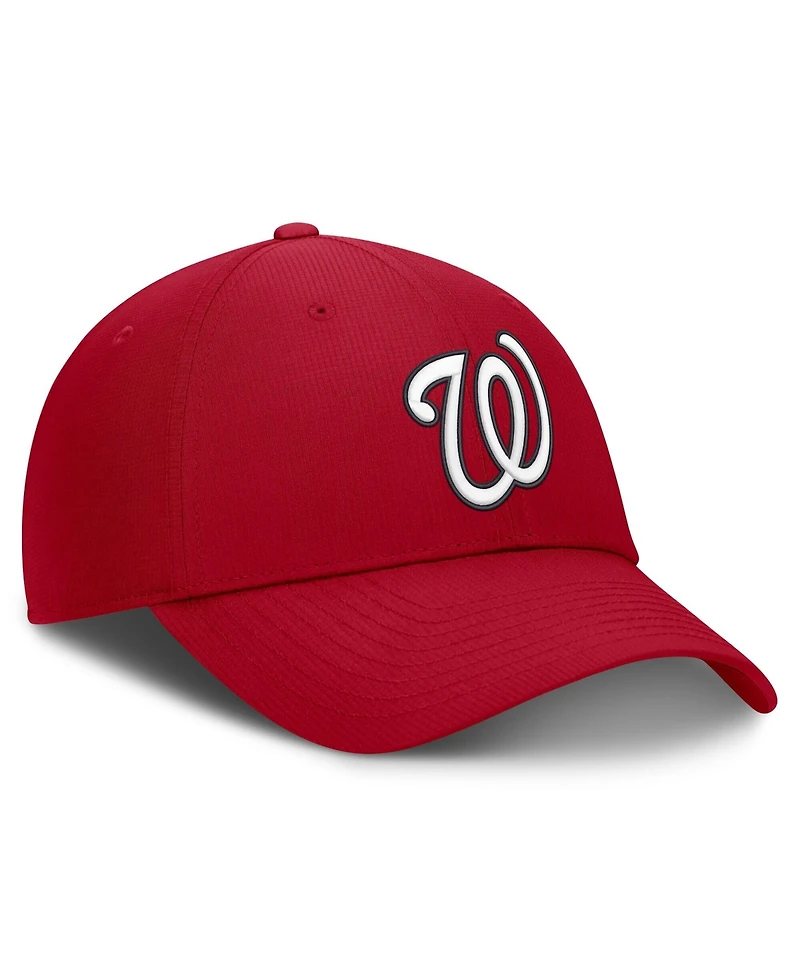 Nike Men's Red Washington Nationals Dri-fit Club Adjustable Hat