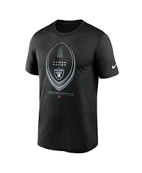 Nike Men's Black Las Vegas Raiders Legend Icon Dri-fit T-Shirt