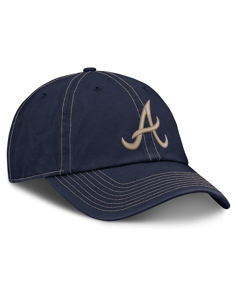 Nike Men's Navy Atlanta Braves Father's Day Club Adjustable Hat