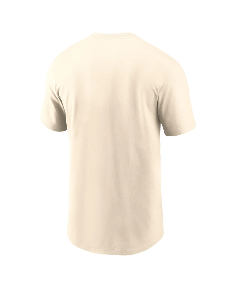 Nike Men's Natural Auburn Tigers Legacy Arch Helmet T-Shirt