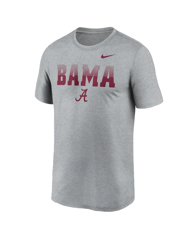 Nike Men's Gray Alabama Crimson Tide Primetime Legend Kinetic Mantra Dri-fit T-Shirt