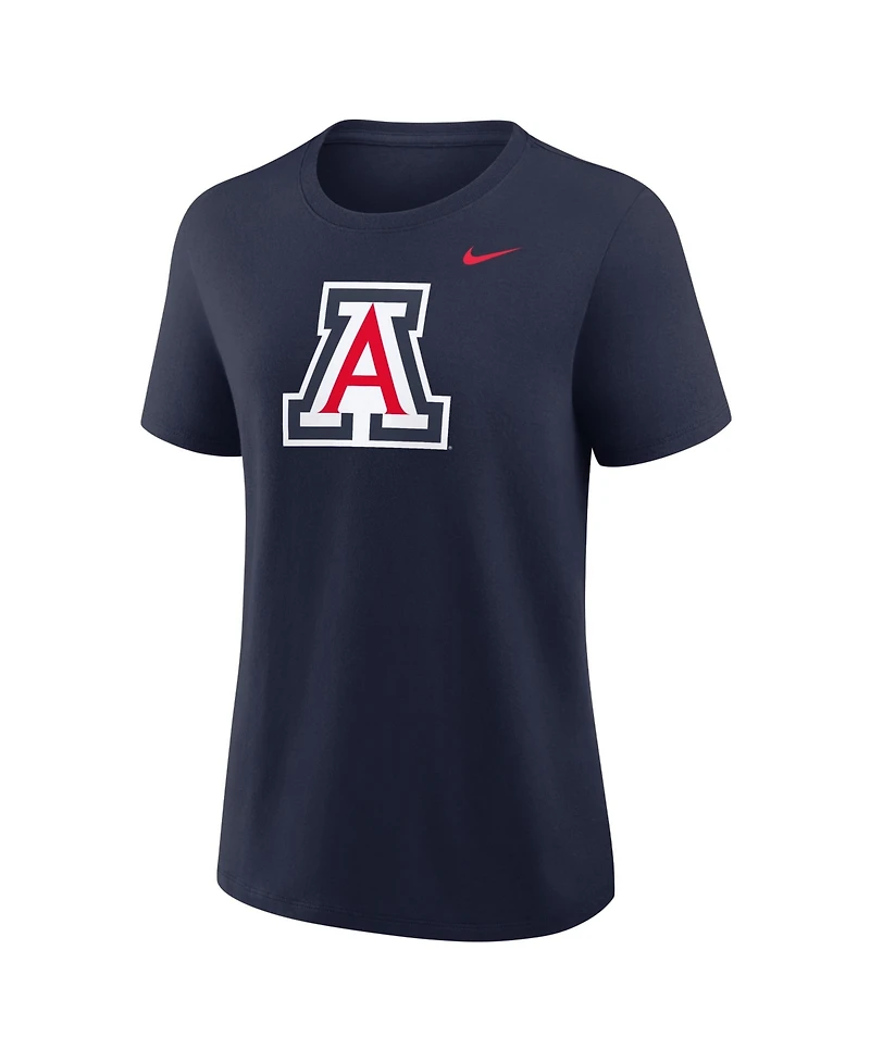 Nike Women's Navy Arizona Wildcats Primary Logo T-Shirt
