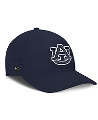 Nike Men's Navy Auburn Tigers 2026 Sideline Practice Aero Bill Swoosh Flex Dri-fit Hat
