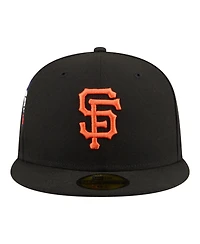 New Era Men's Black San Francisco Giants Hidden Hit 59FIFTY Fitted Hat