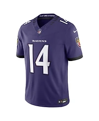 Nike Men's Kyle Hamilton Purple Baltimore Ravens Team Vapor F.u.s.e. Stitched Limited Jersey