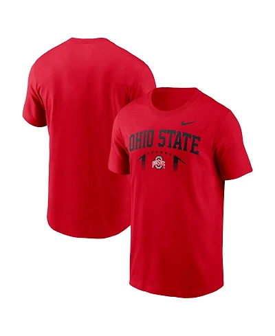 Nike Men's Scarlet Ohio State Buckeyes Primetime Football Icon T-Shirt