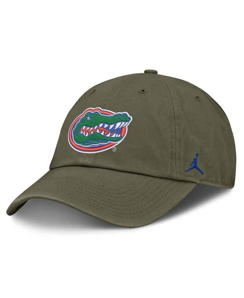 Jordan Men's and Women's Olive Florida Gators Primetime Club Adjustable Hat