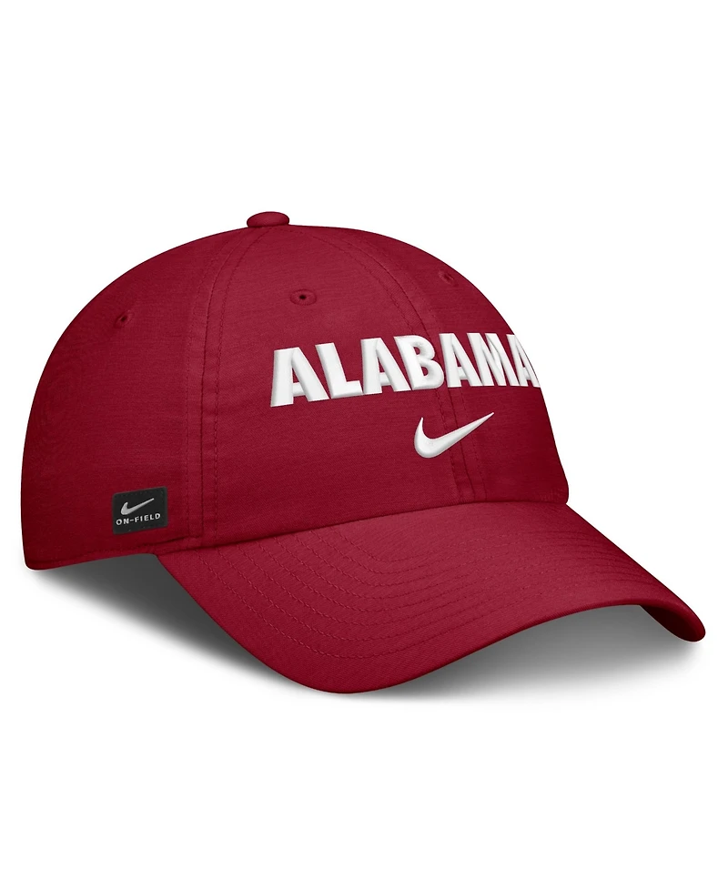 Nike Men's and Women's Crimson Alabama Crimson Tide 2026 On-Field Gameday Club Adjustable Hat