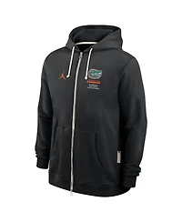 Jordan Men's Black Florida Gators 2026 Sideline Standard Issue Dri-fit Full-Zip Hoodie
