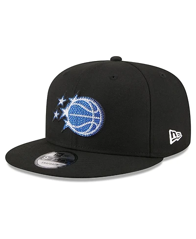 New Era Men's Black Orlando Magic 2026 Nba Draft Crystal 9FIFTY Snapback Hat