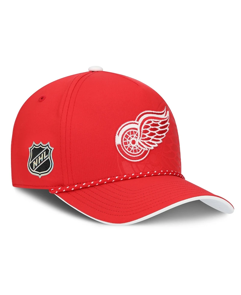 Fanatics Men's Red Detroit Red Wings On Stage Podium A-Frame Adjustable Hat