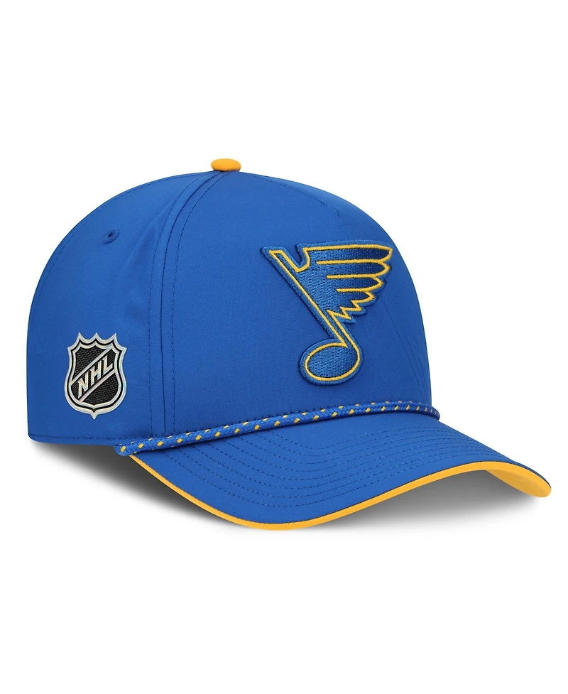 Fanatics Men's Blue St. Louis Blues On Stage Podium A-Frame Adjustable Hat