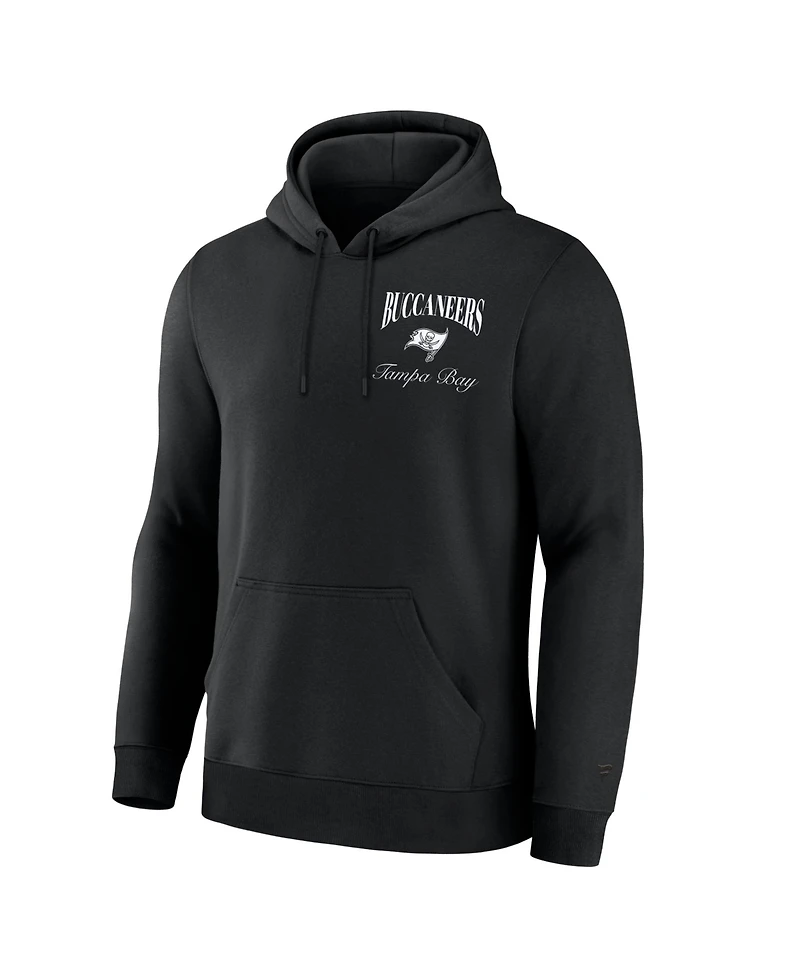 Fanatics Men's Black Tampa Bay Buccaneers Nightfall Long Sleeve Fleece Hoodie