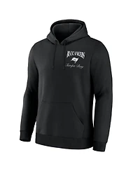 Fanatics Men's Black Tampa Bay Buccaneers Nightfall Long Sleeve Fleece Hoodie