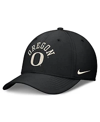 Nike Men's Black Oregon Ducks Campus Prep Chained Arched Swooshflex Flex Hat