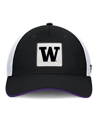 Fanatics Men's Black Washington Huskies 5-Panel Matter Flex Hat