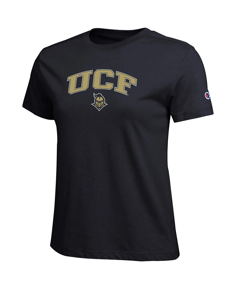 Champion Women's Black Ucf Knights Arched Over Logo T-Shirt