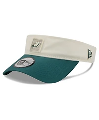 New Era Men's Cream/Midnight Green Philadelphia Eagles 2026 Nfl Training Camp Adjustable Visor
