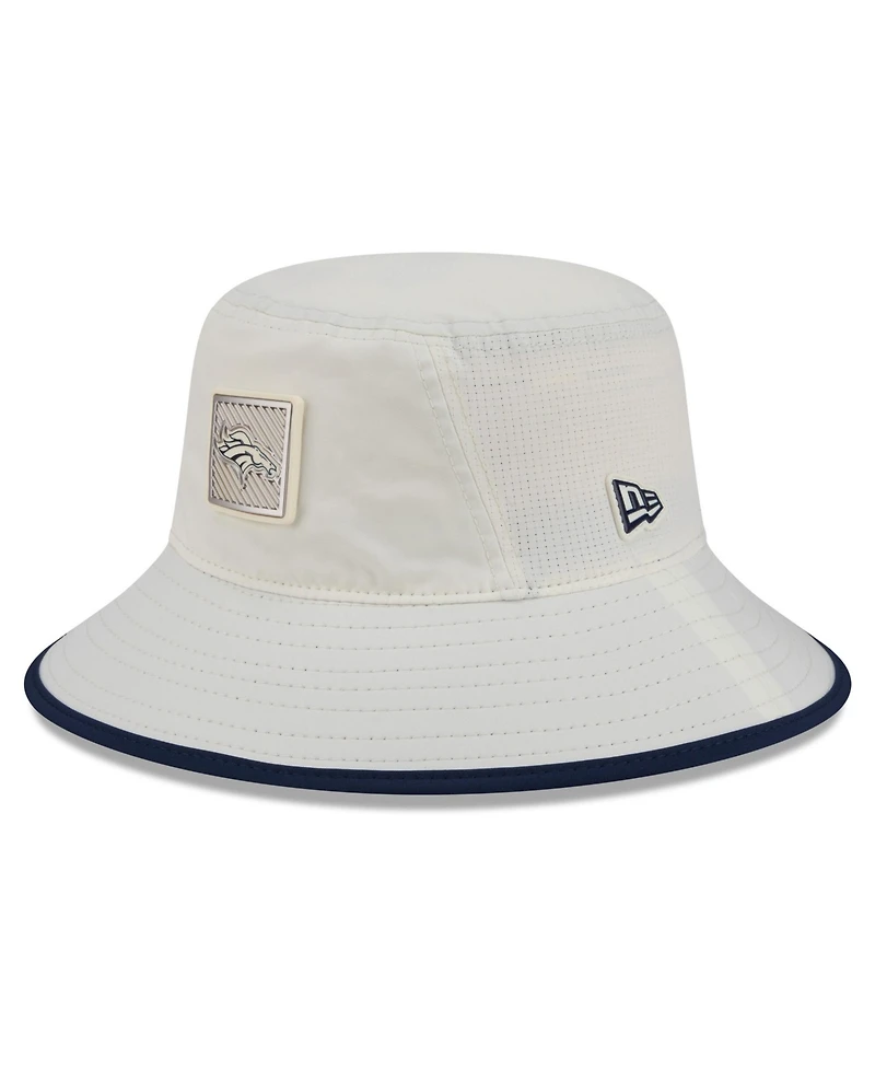New Era Men's Cream Denver Broncos 2026 Nfl Training Camp Sport Bucket Hat