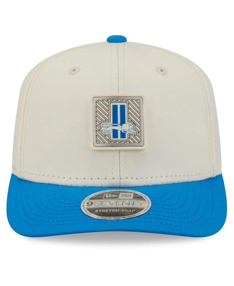 New Era Men's Cream/Blue Detroit Lions 2026 Nfl Training Camp 9SEVENTY Adjustable Hat
