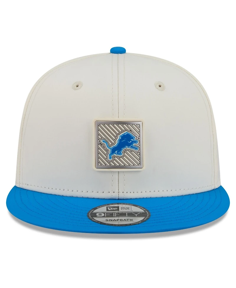 New Era Men's Cream/Blue Detroit Lions 2026 Nfl Training Camp 9FIFTY Snapback Hat