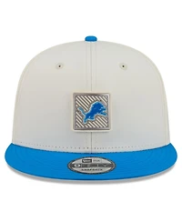 New Era Men's Cream/Blue Detroit Lions 2026 Nfl Training Camp 9FIFTY Snapback Hat