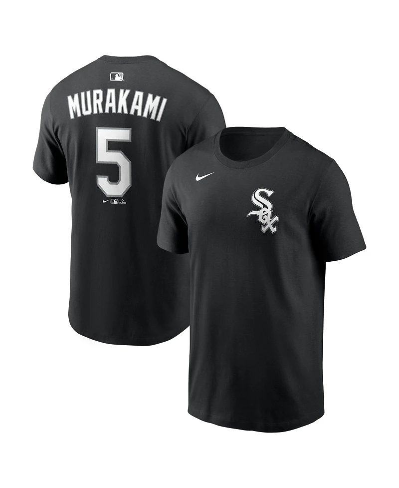 Nike Men's Munetaka Murakami Black Chicago White Sox Name & Number T-Shirt