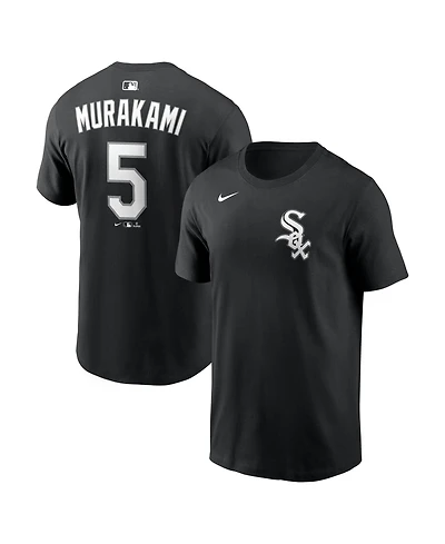 Nike Men's Munetaka Murakami Black Chicago White Sox Name & Number T-Shirt