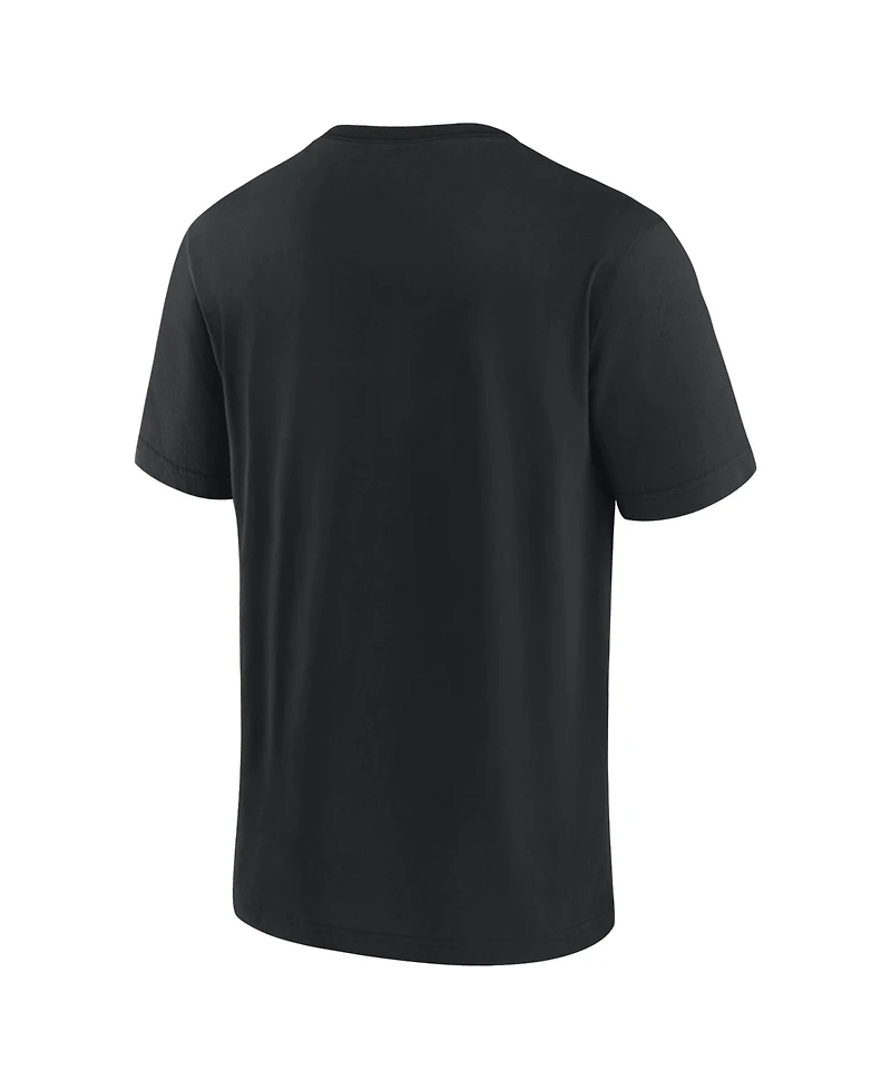Fanatics Men's Colorado Avalanche Blackout Heavyweight T-Shirt