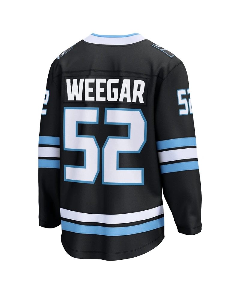 Fanatics Men's MacKenzie Weegar Black Utah Mammoth Home Breakaway Jersey