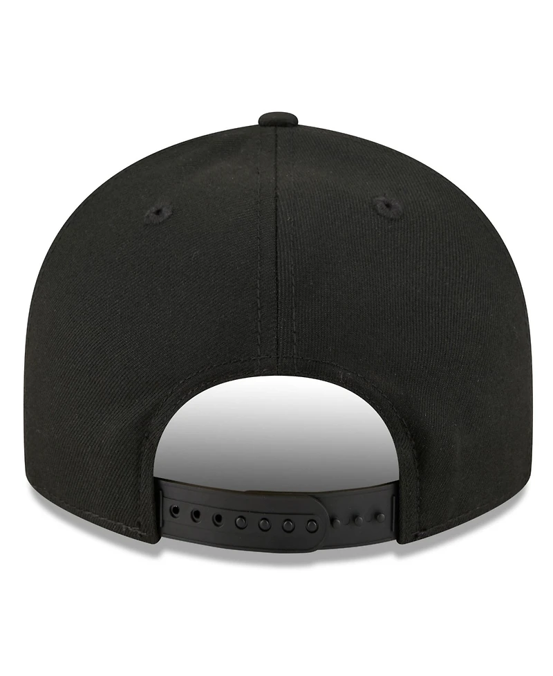 New Era Men's Black Nascar Patriotic Eagle Flag A-Frame 9FIFTY Snapback Hat