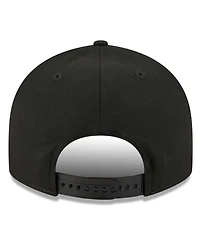 New Era Men's Black Nascar Patriotic Eagle Flag A-Frame 9FIFTY Snapback Hat