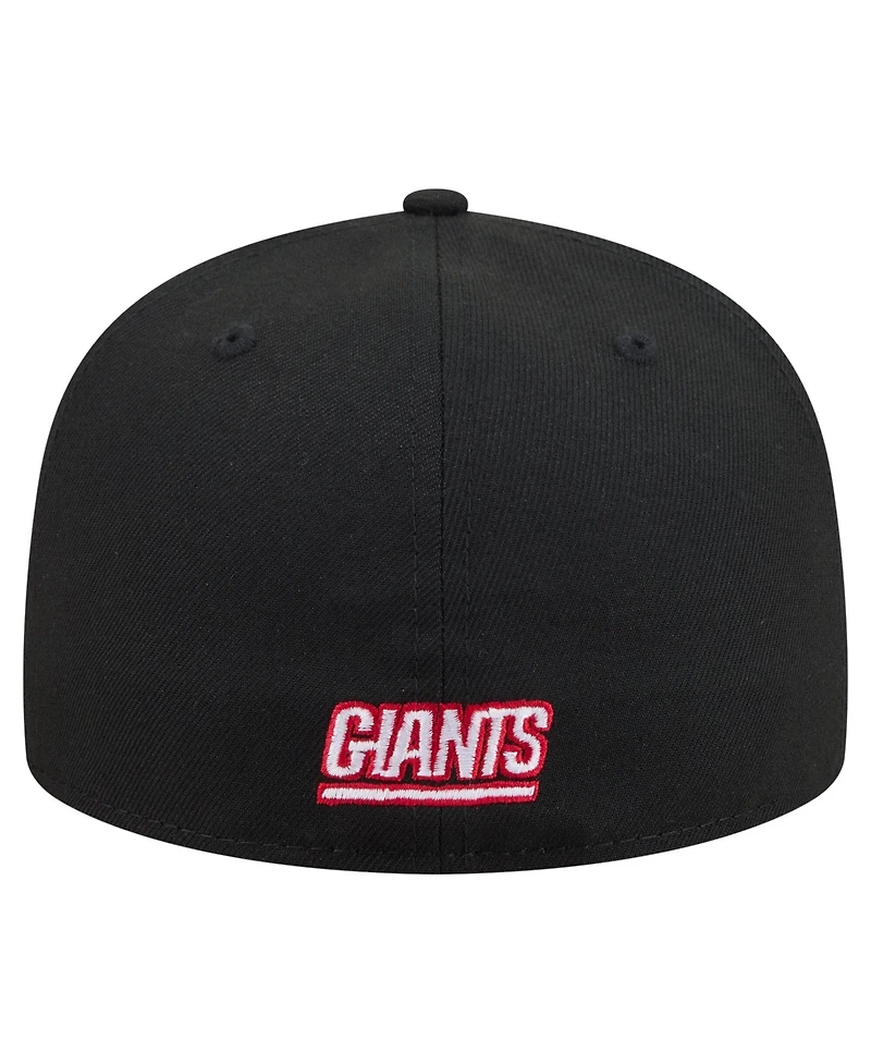 New Era Men's Black York Giants 59FIFTY Fitted Hat